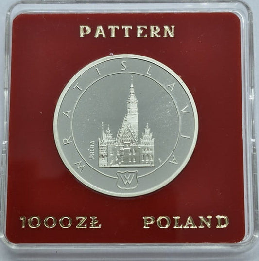 Moneta 1000 zł Wratislavia 1987