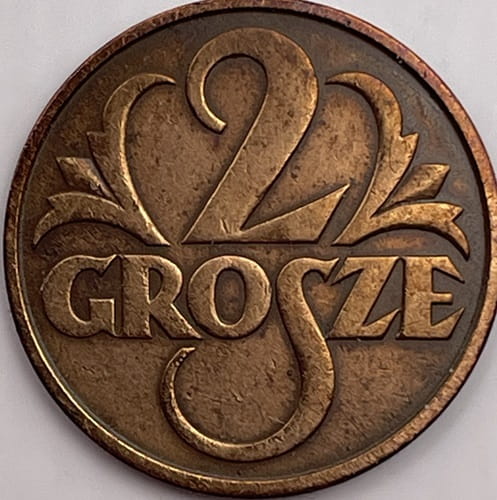 Moneta 2 grosze 1932 r.