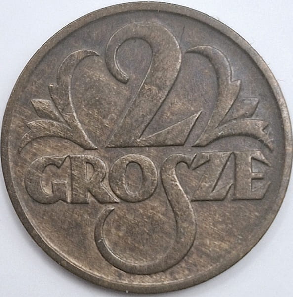 Moneta 2 grosze 1934