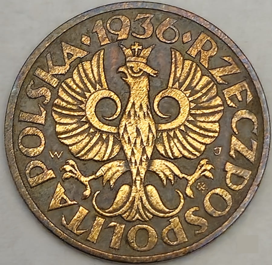 Moneta 2 grosze 1936