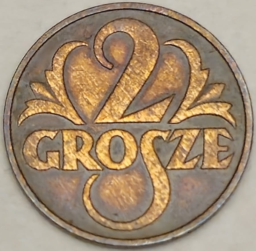 Moneta 2 grosze 1936