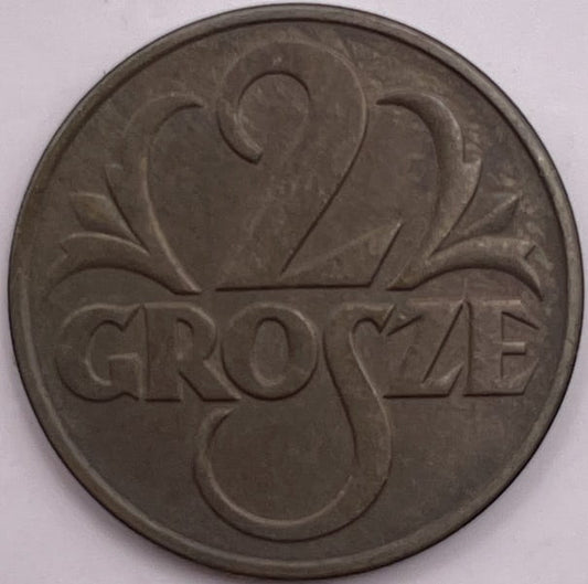 Moneta 2 grosze 1939