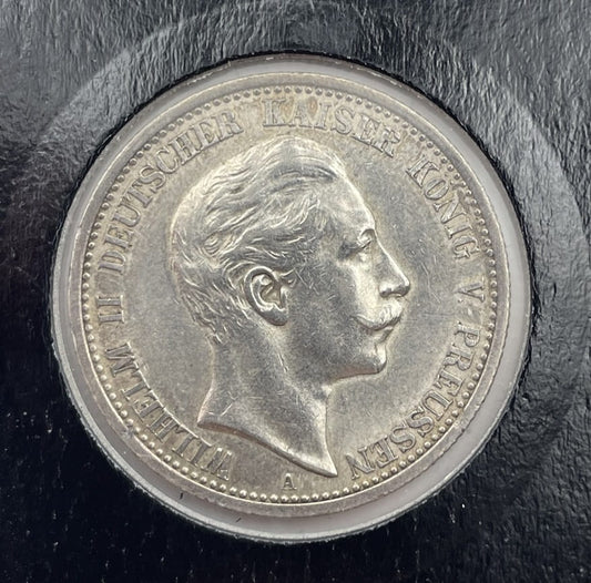 Moneta 2 marki 1907 A Prusy