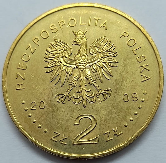 Moneta 2 zł Polacy ratują Żydów Żegota 2009