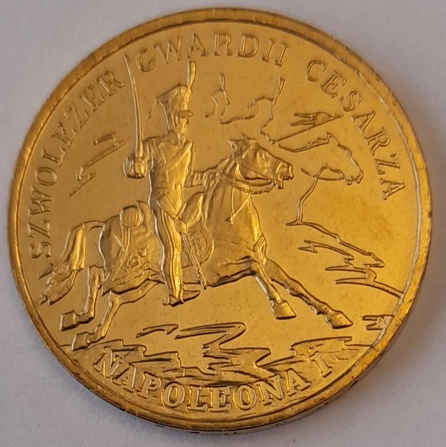 Moneta 2 zł Szwoleżer Napoleona I 2010
