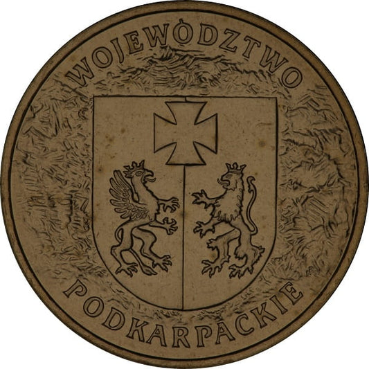 Moneta 2 zł Województwo Podkarpackie 2004