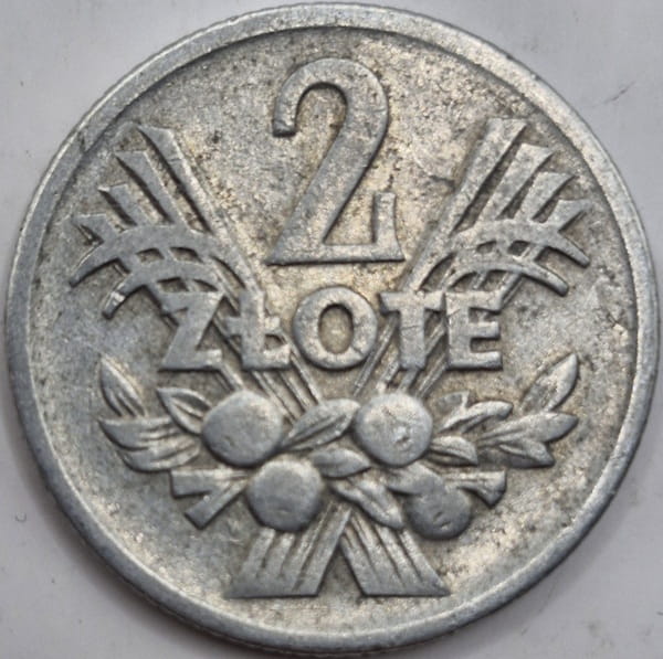 Moneta 2 złote Jagody 1960 r. stan 3/4