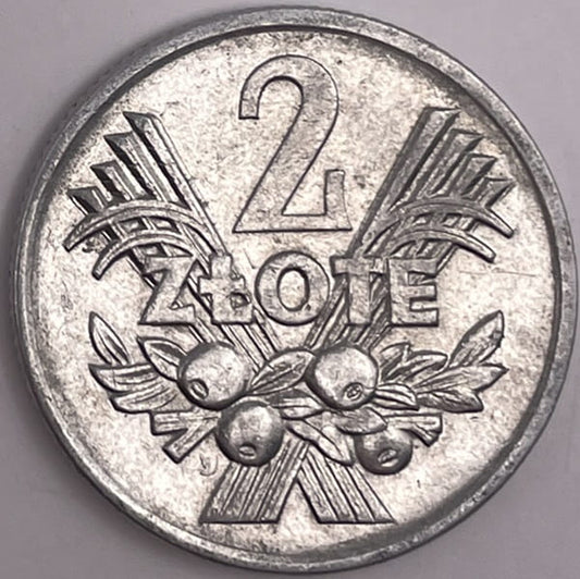 Moneta 2 złote Jagody 1970 r. stan 2