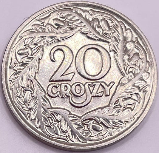 Moneta 20 groszy 1923 r. stan 1