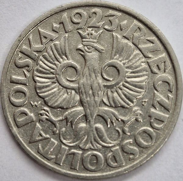 Moneta 20 groszy 1923 stan 2
