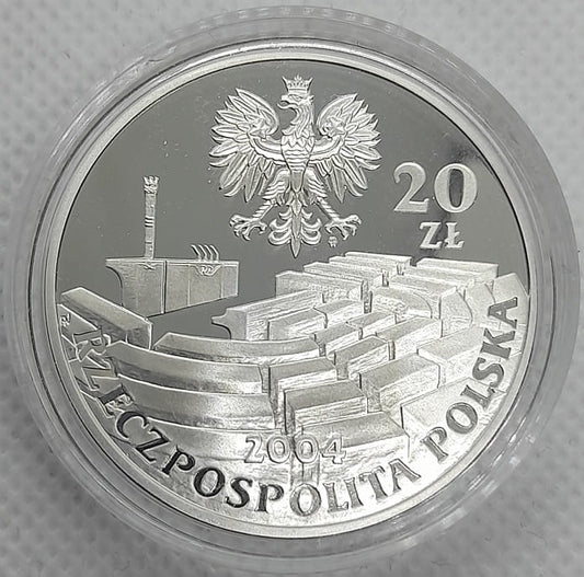 Moneta 20 zł 15-lecie Senatu III RP 2004 r.