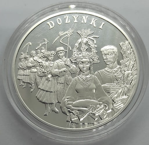 Moneta 20 zł Dożynki 2004 r.