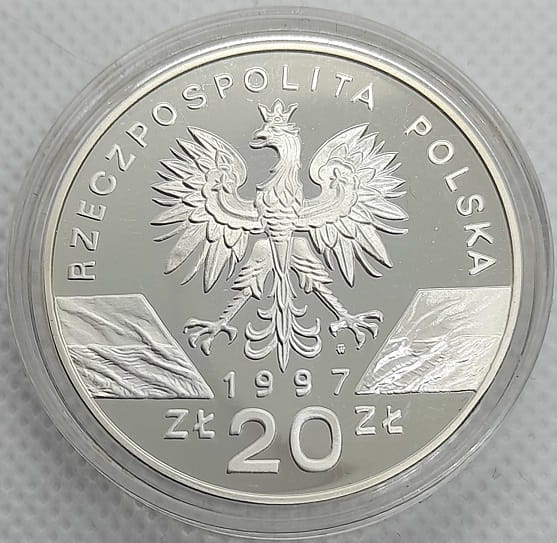 Moneta 20 zł Jelonek Rogacz 1997 r.