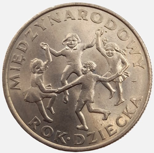 Moneta 20 zł Międzynarodowy rok dziecka 1979