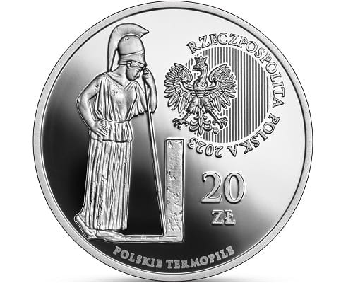 Moneta 20 zł Polskie Termopile Warszawskie Termopile 2023