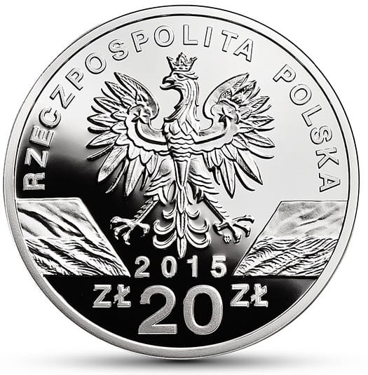 Moneta 20 zł Pszczoła miodna 2015