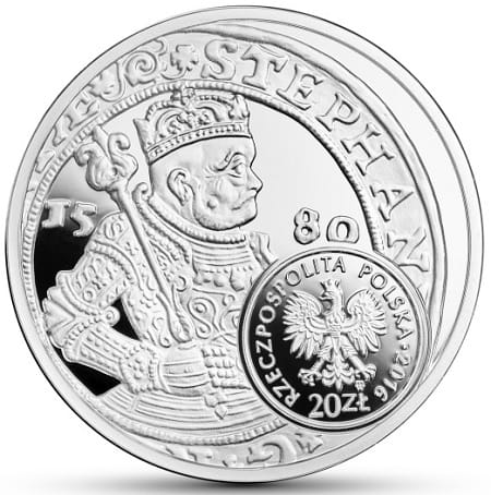 Moneta 20 zł Szeląg Stefana Batorego 2016
