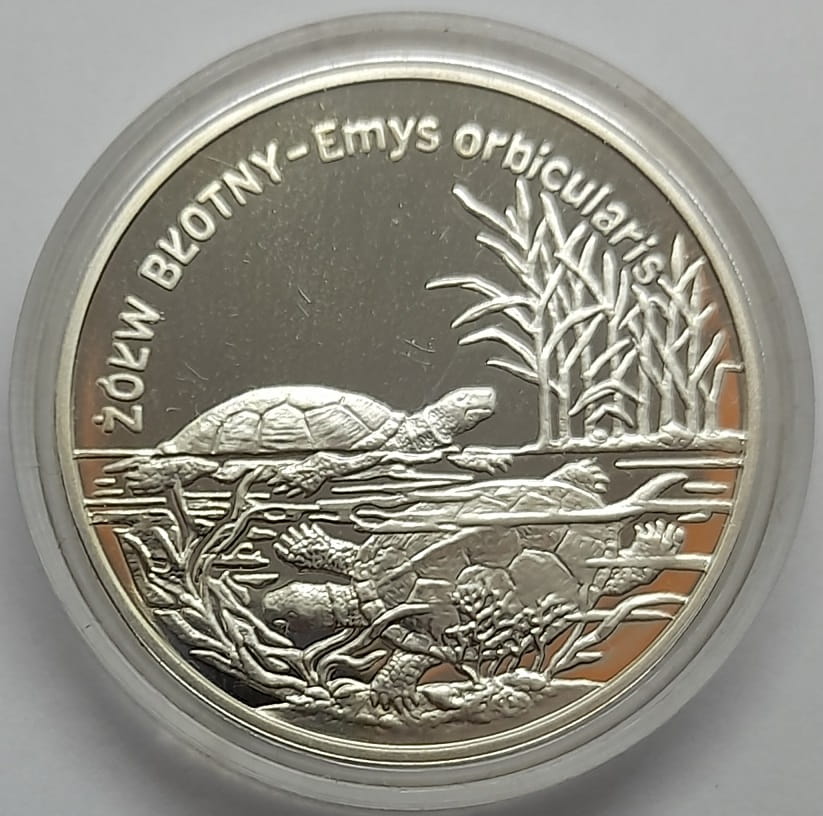 Moneta 20 zł Żółw błotny 2002