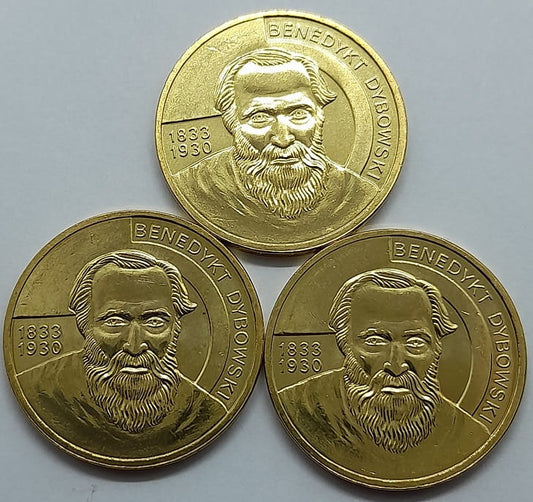 Moneta 2 zł z Benedykt Dybowski  2010