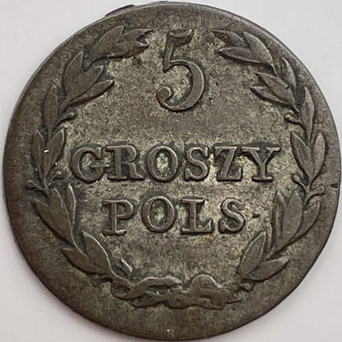 Moneta 5 groszy 1830 FH Królestwo Polskie