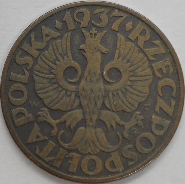 Moneta 5 groszy 1937