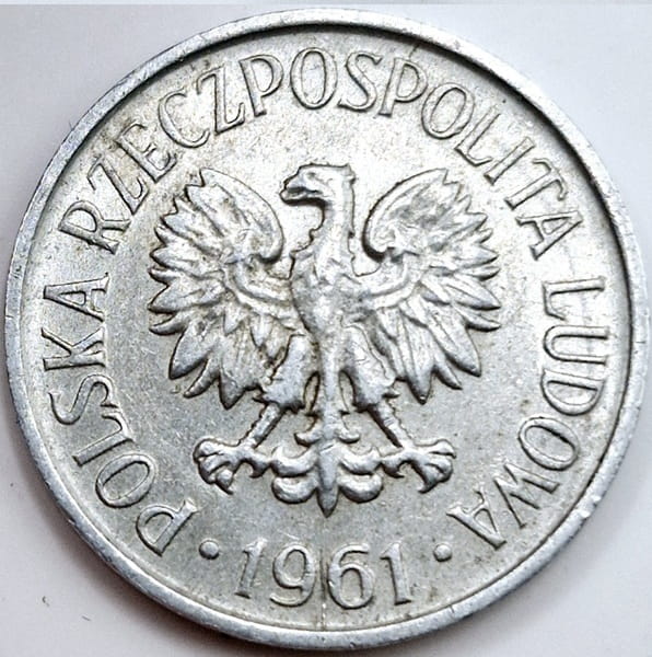 Moneta 5 groszy 1961