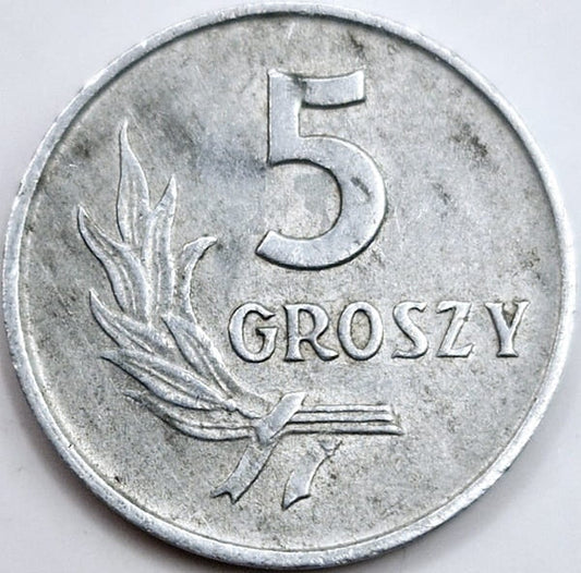 Moneta 5 groszy 1961
