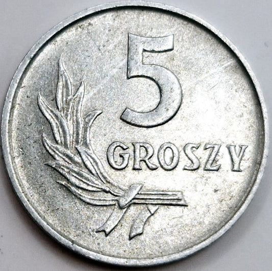 Moneta 5 groszy 1962