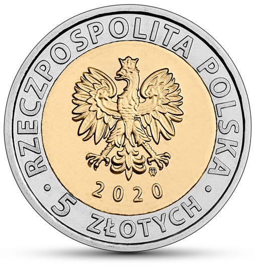 Moneta 5 zł kościół Mariacki 2020