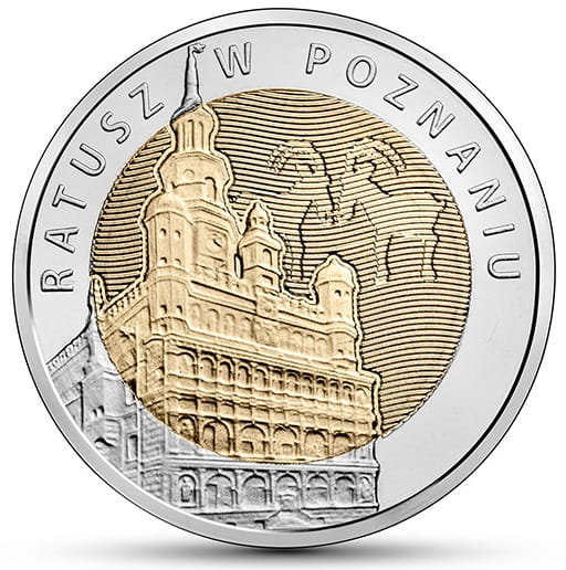 Moneta 5 zł Ratusz w Poznaniu 2015