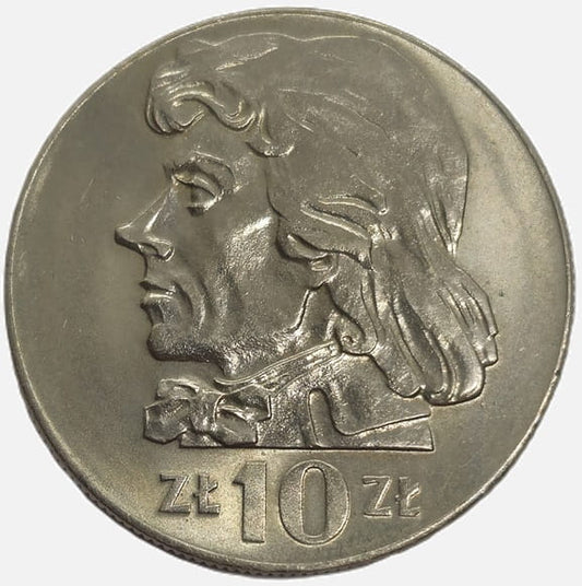 Moneta 10 zł Tadeusz Kościuszko 1972 stan 1
