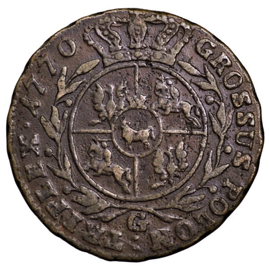 Moneta Trojak 1770 S.A. Poniatowski
