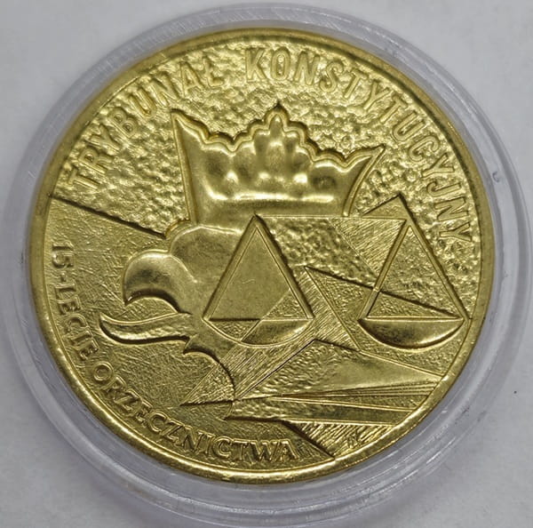 Moneta 2 zł 15-lecie Trybunału Konstytucyjnego  2001