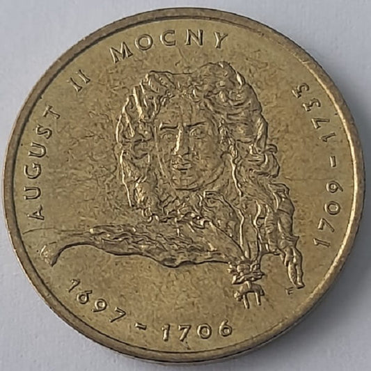 Moneta 2 zł August II Mocny 2002