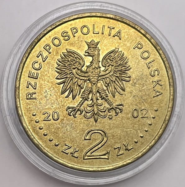 Moneta  2 zł Bronisław Malinowski 2002