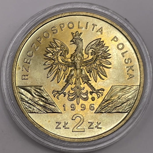 Moneta 2 zł Jeż 1996
