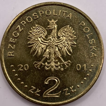 Moneta 2 zł Kolędnicy 2001