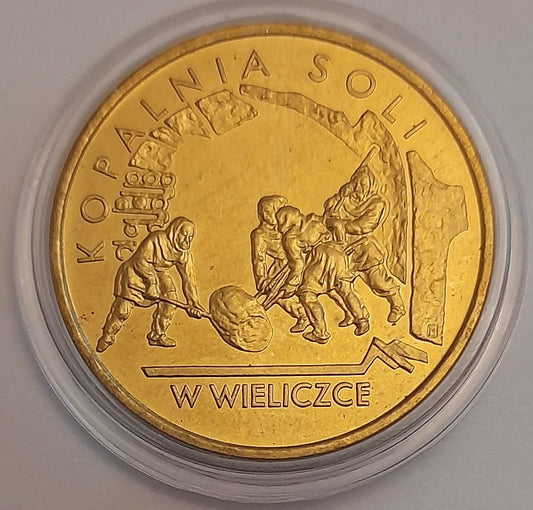 Moneta 2 zł Kopalnia soli w Wieliczce 2001
