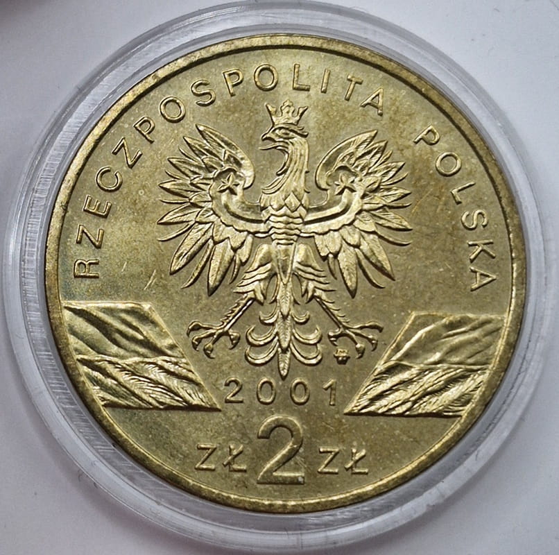Moneta 2 zł Paź królowej 2001