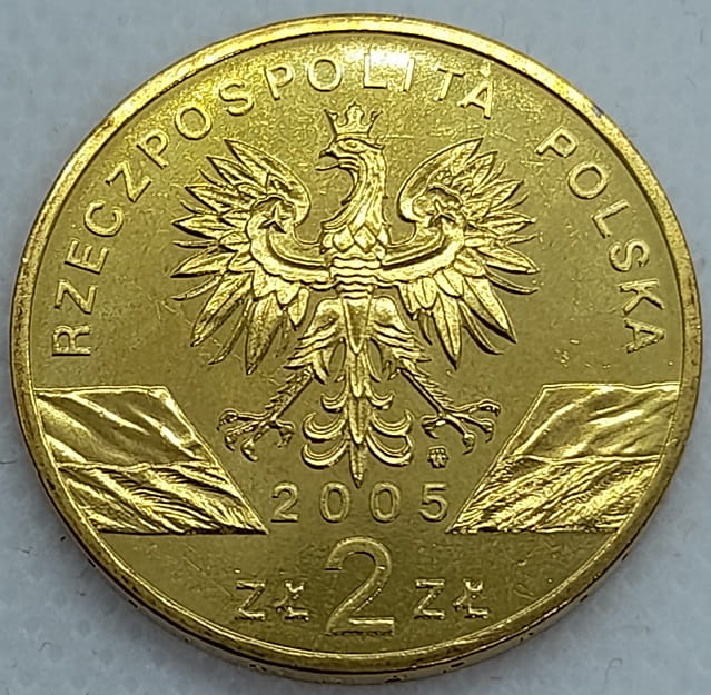 Moneta 2 zł Puchacz 2005