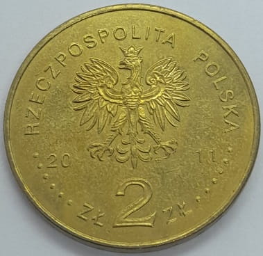 Moneta 2 zł Smoleńsk pamięci ofiar 10.04.2010 2011