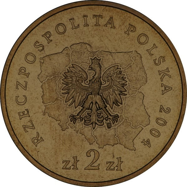 Moneta 2 zł Województwo Kujawsko-Pomorskie 2004