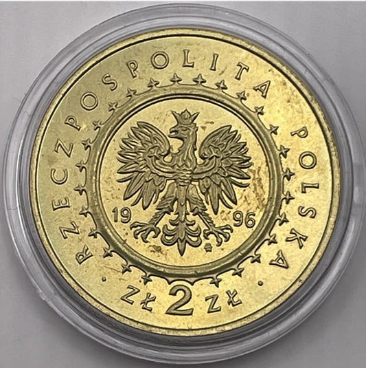 Moneta 2 zł zamek w Lidzbarku Warmińskim 1996