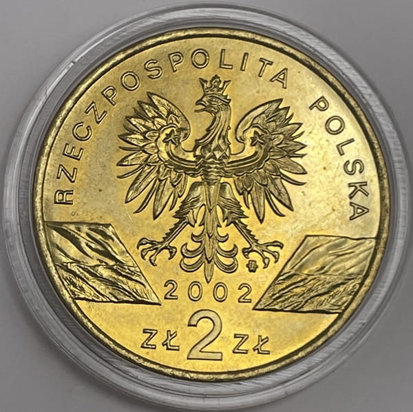 Moneta 2 zł żółw błotny 2002