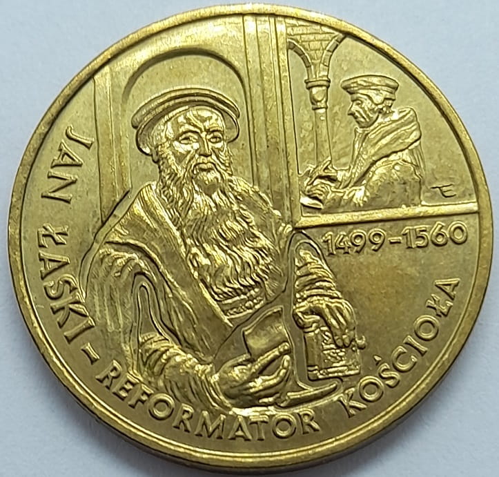 Moneta 2 zł Jan Łaski 1999