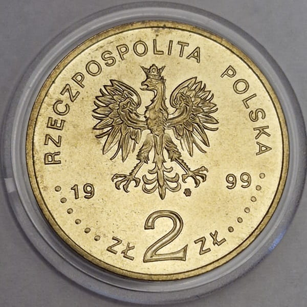 Moneta 2 zł Juliusz Słowacki 1999