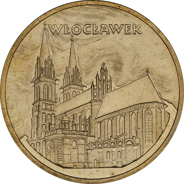 Moneta 2 zł Włocławek 2005