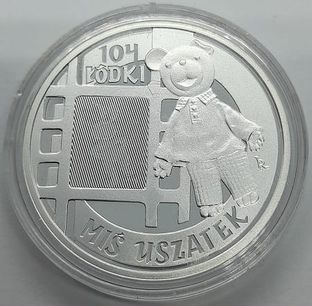Moneta zastępcza 104 Łódki Miś Uszatek Łódź 2009