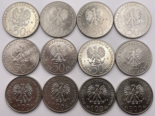 Monety PRL Poczet królów i książąt polskich 1979-1989