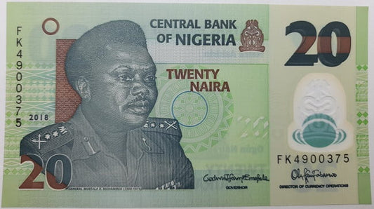 Nigeria banknot 20 Naira 2022